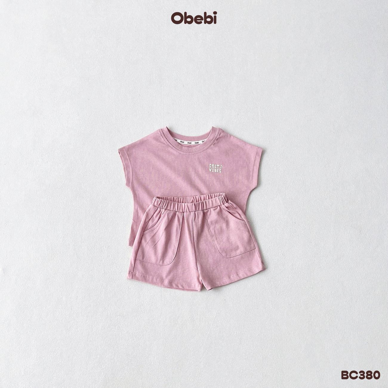 OBEBI - Bộ cộc trẻ em mùa hè tay rơi khỏe khoắn OBEBI (66-120)
