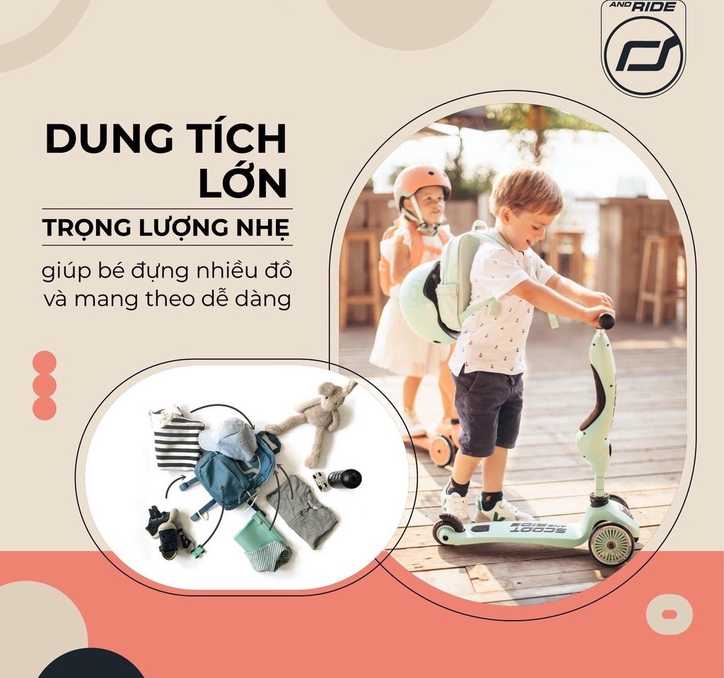 SCOOT AND RIDE - BALO TRẺ EM 6L