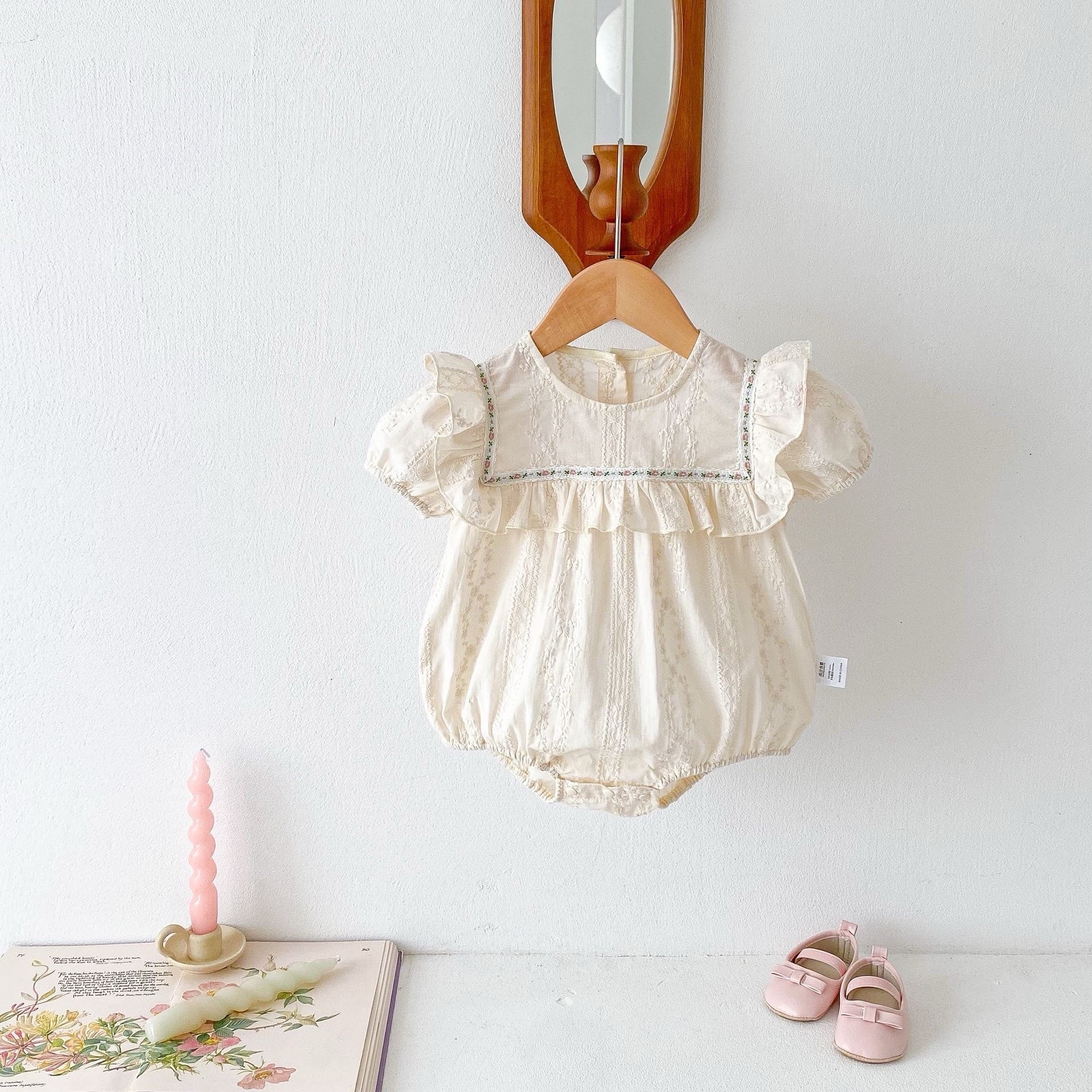 JS - Body kem thô thêu cổ viền bèo thêu hoa(66-80)