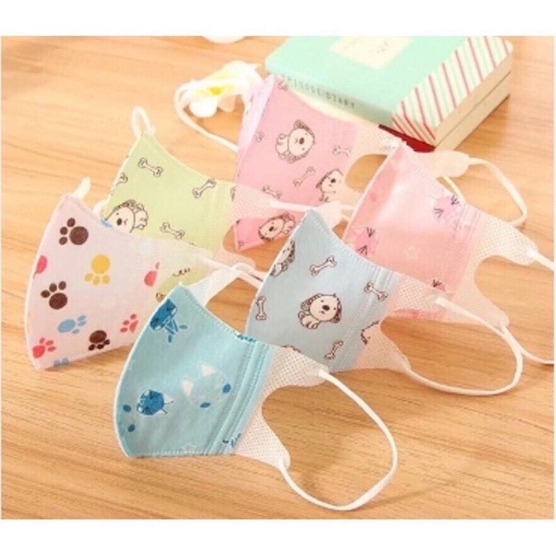 AIBAOQI - SET 50 KHẨU TRANG HỌA TIẾT