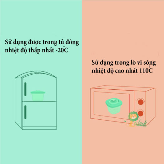 MISUTA - SET 4 HỘP TRỮ NẮP NHỰA 120ML