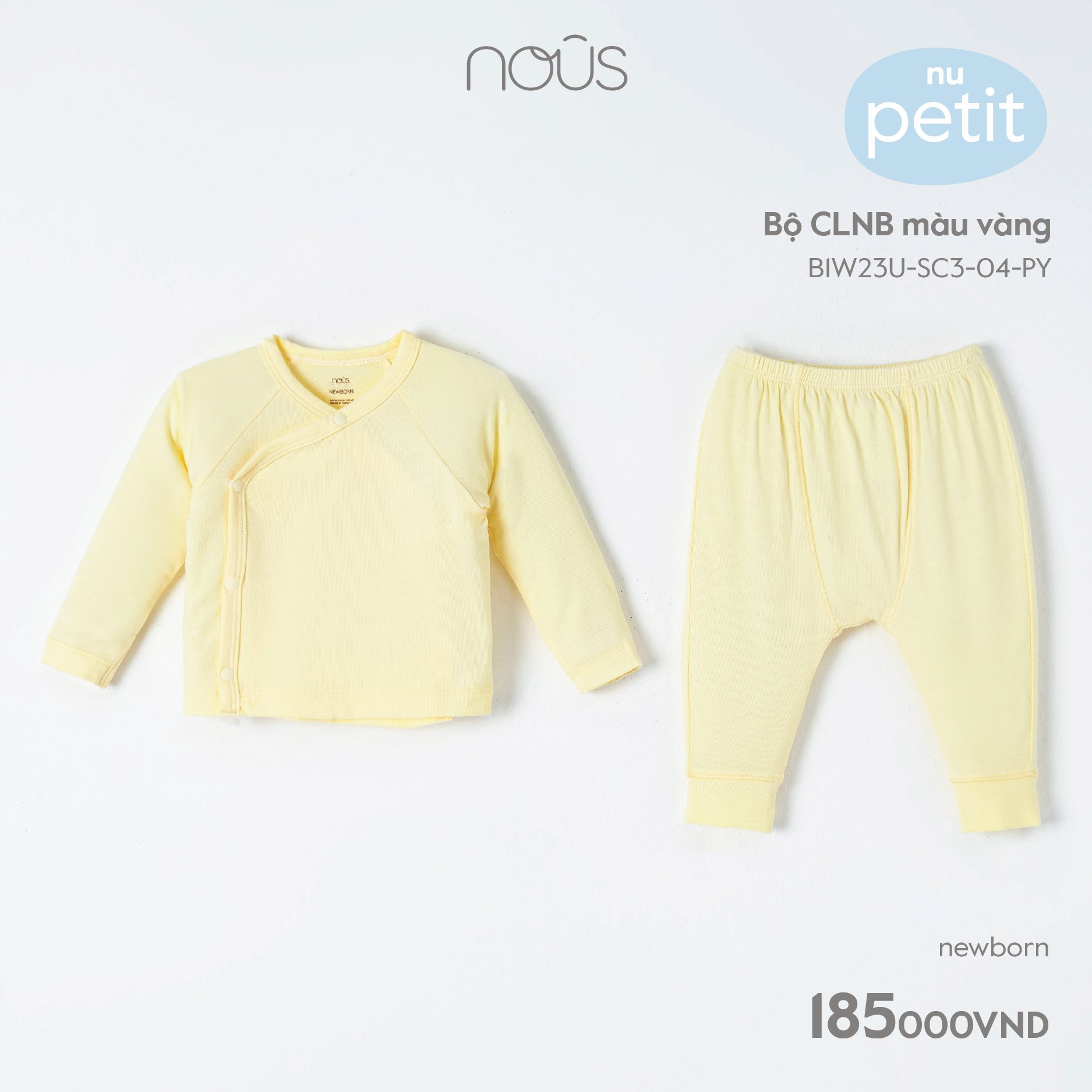 Nous Bộ cài lệch Newborn