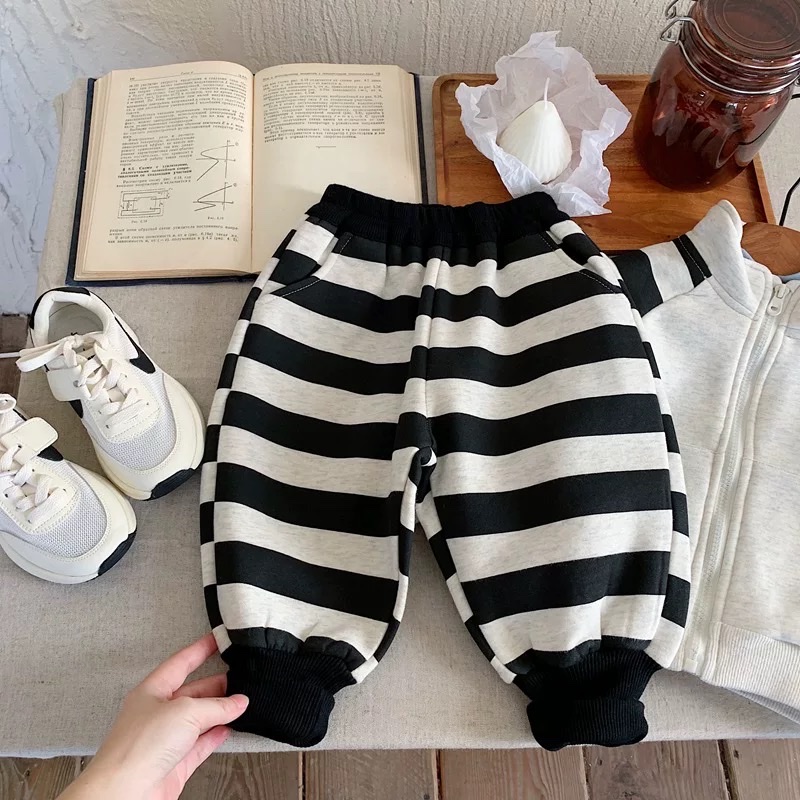 TL - QUần nỉ kẻ lót lông(80-130)