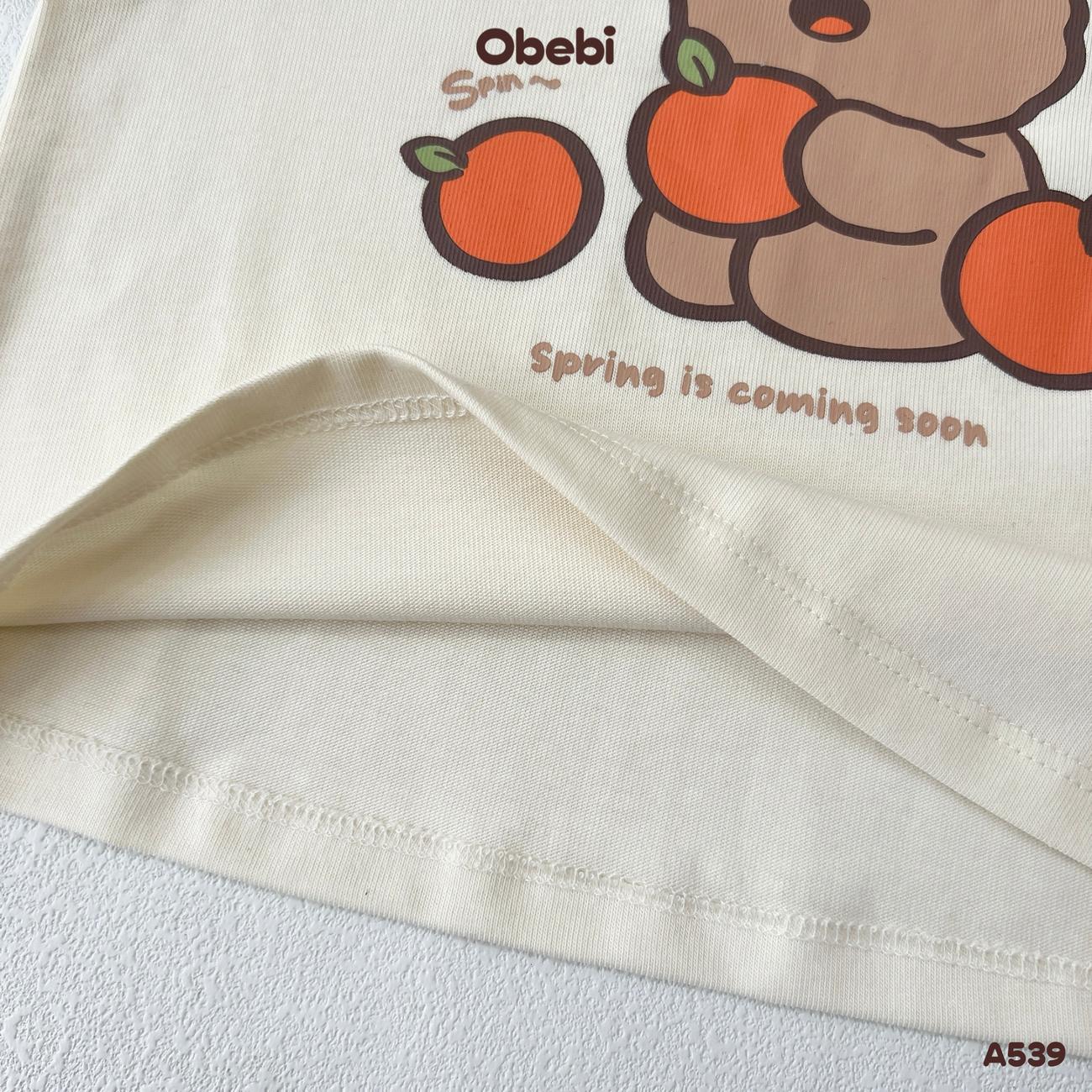 OBEBI - Áo thun in hình nhân vật đáng yêu OBEBI (73-120)
