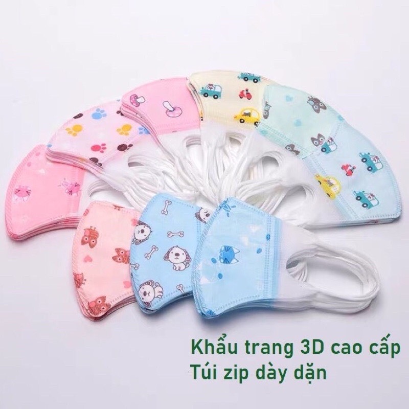 AIBAOQI - SET 50 KHẨU TRANG HỌA TIẾT