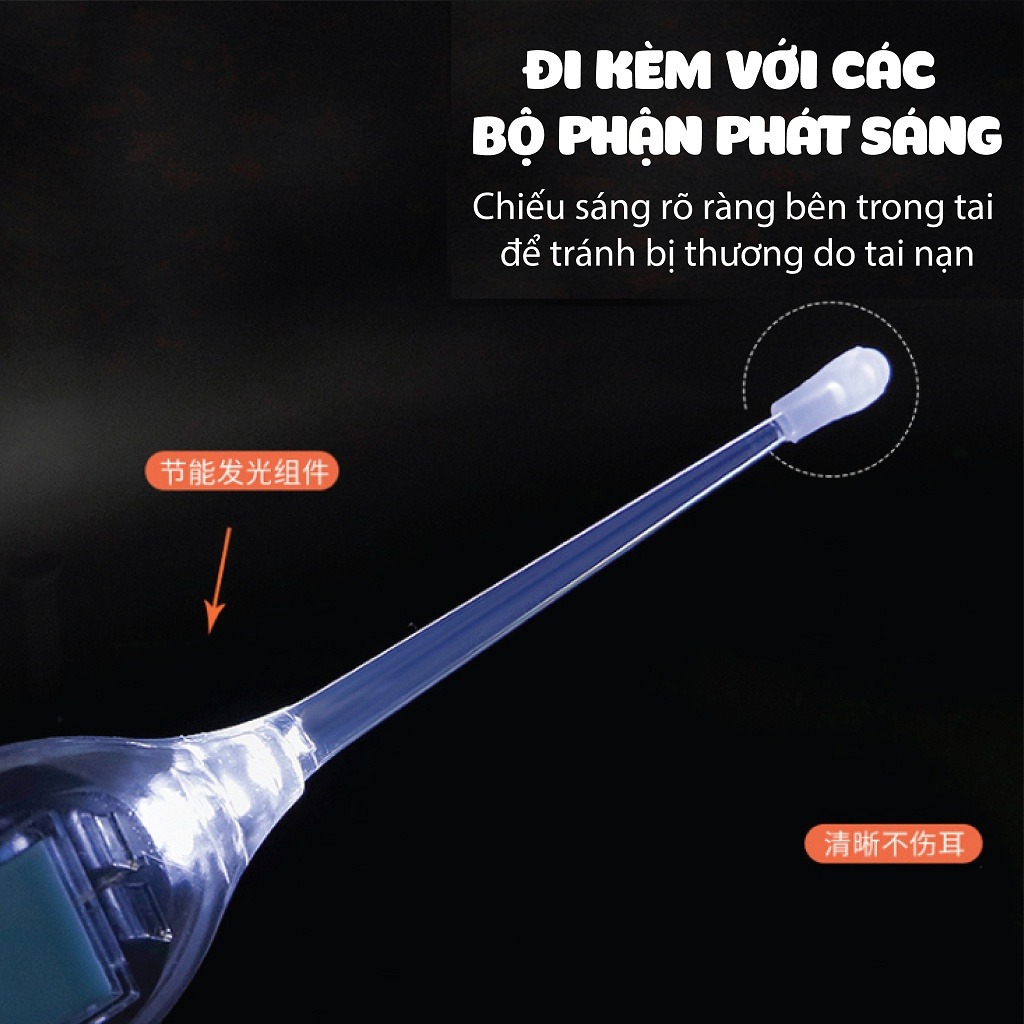 MUDOU - DỤNG CỤ LẤY RÁY TAI CÓ ĐÈN