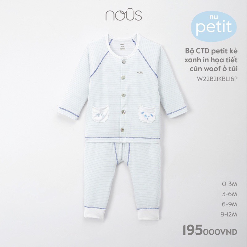 Nous Bộ CTD Petit in HT ở túi