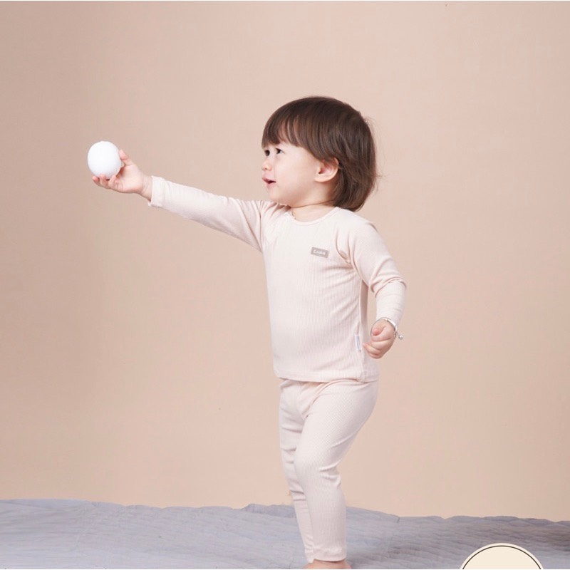 COOKIE Bộ Raglan cài vai 2023(6M-4Y)