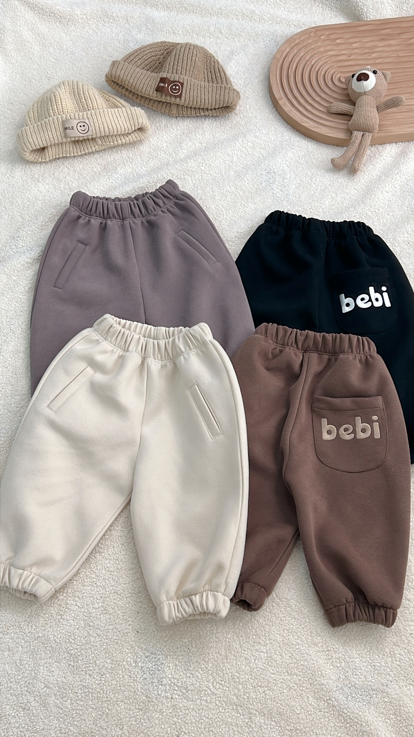 OBB Quần nỉ Bom thêu OBEBI(S66-100)