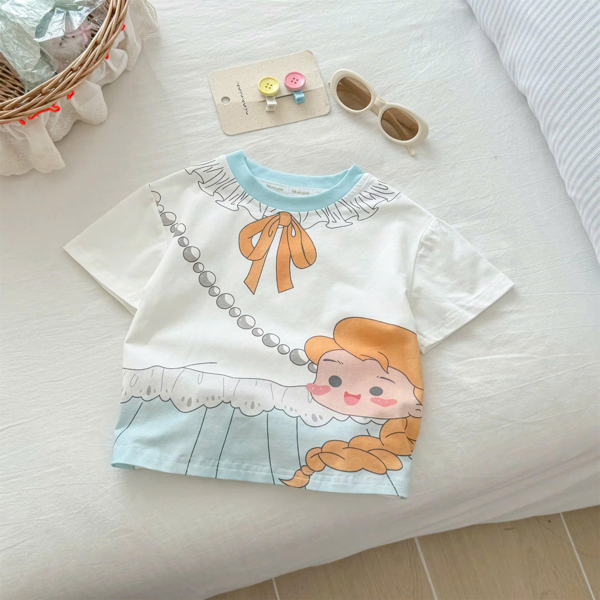 BK - Áo thun họa tiết dễ thương (90-140)