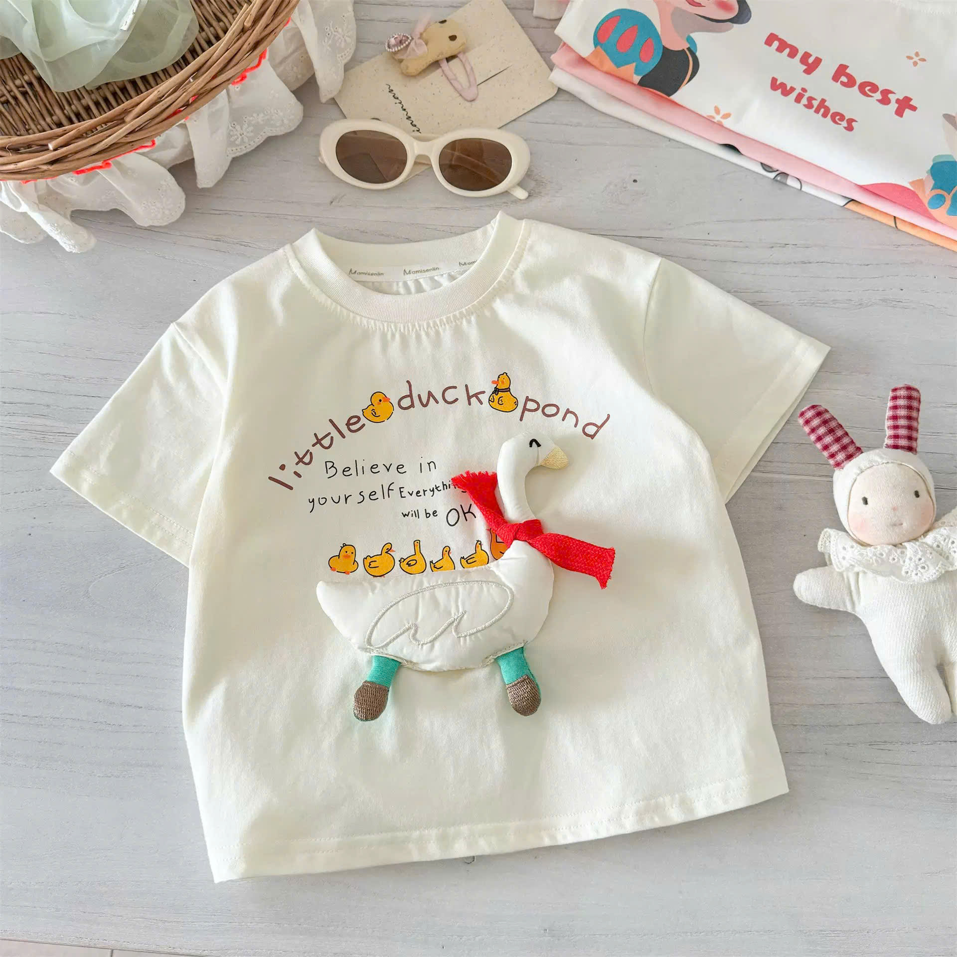 BK - Áo thun họa tiết dễ thương (90-140)