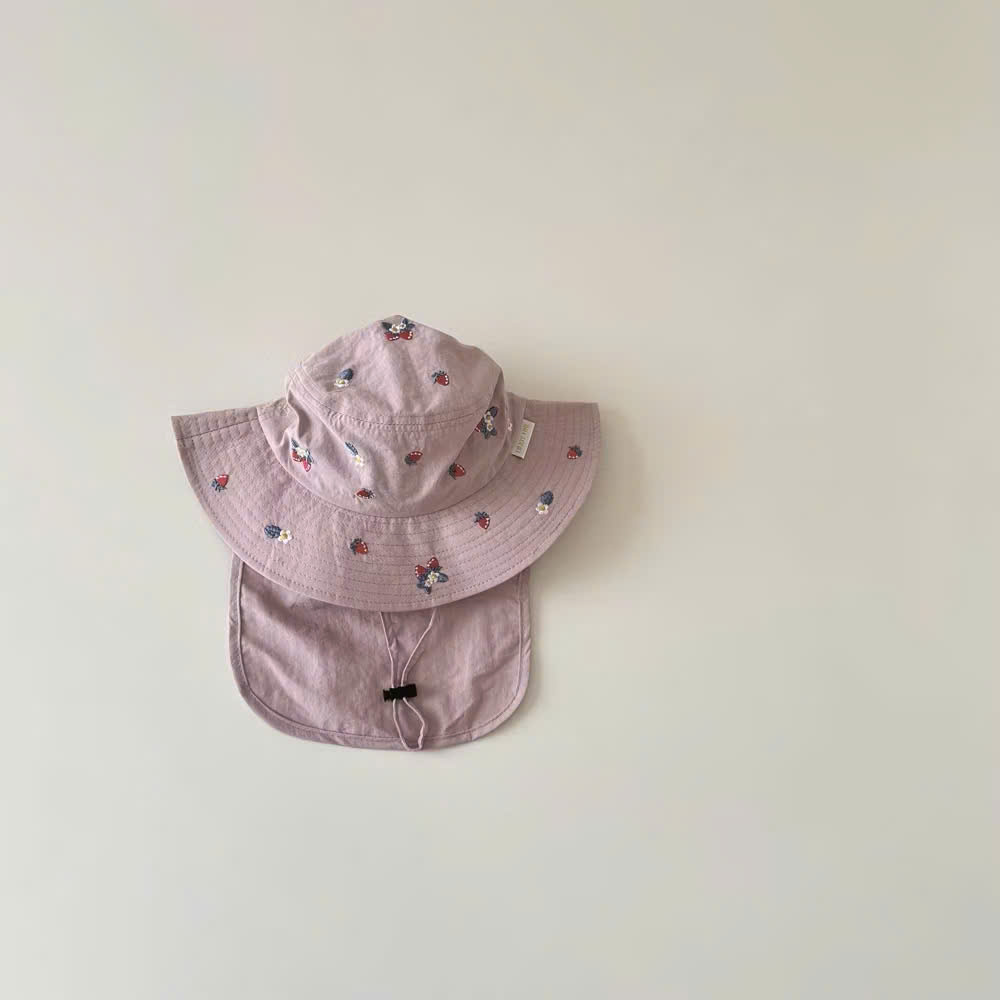 BW - Mũ bèo vành to chùm gáy có dây rút (2Y-5Y)