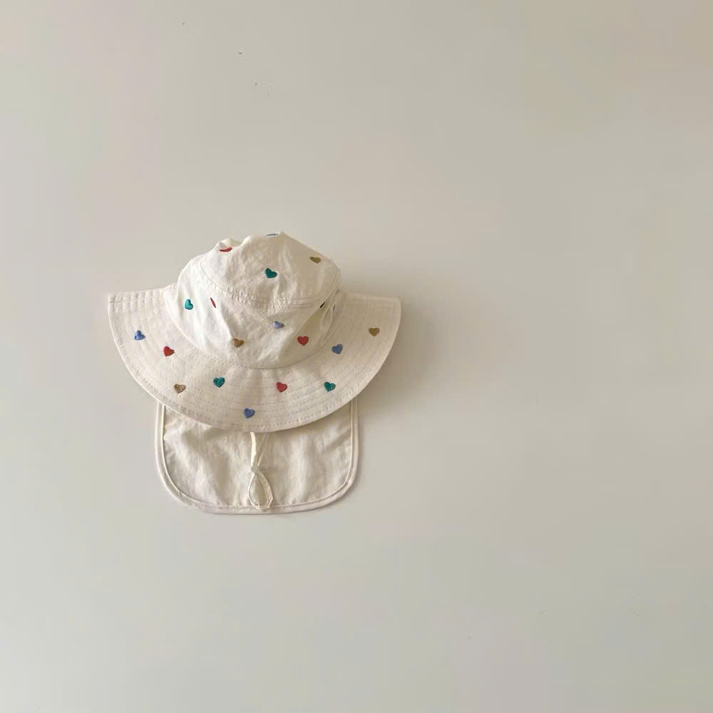 BW - Mũ bèo vành to chùm gáy có dây rút (2Y-5Y)