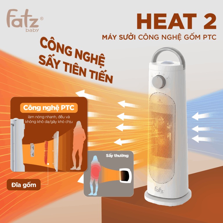 FATZ - MÁY SƯỞI GỐM PTC HEAT 2 FB8185EA
