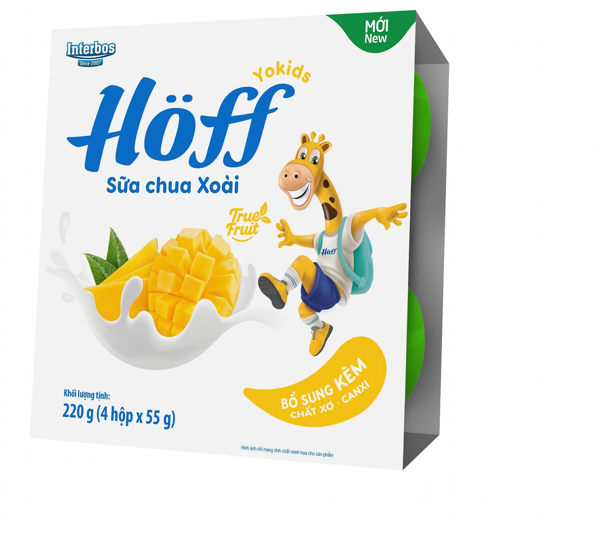 HOFF - 6M+SỮA CHUA CÓ ĐƯỜNG