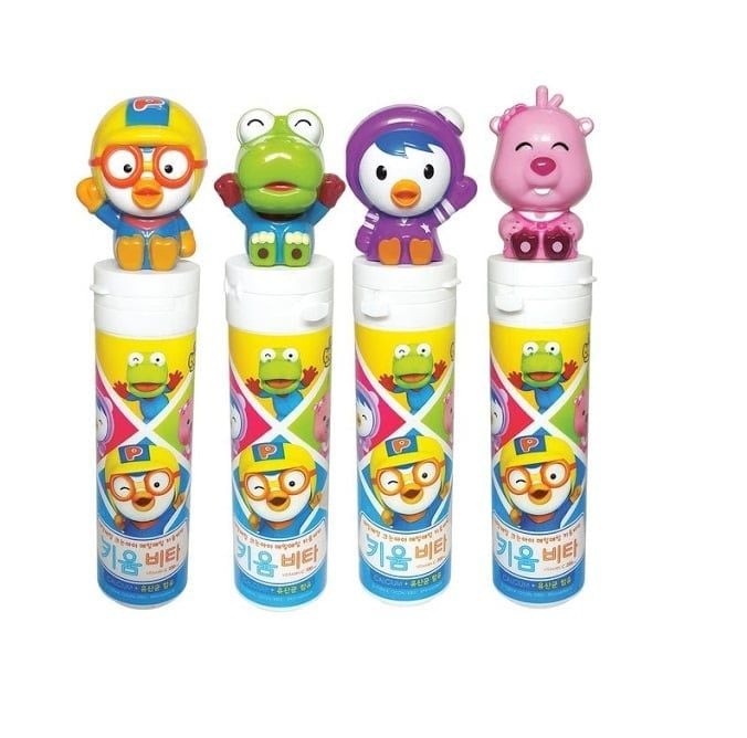 PORORO - 2Y+KẸO VITAMIN D + C + MEN VI SINH