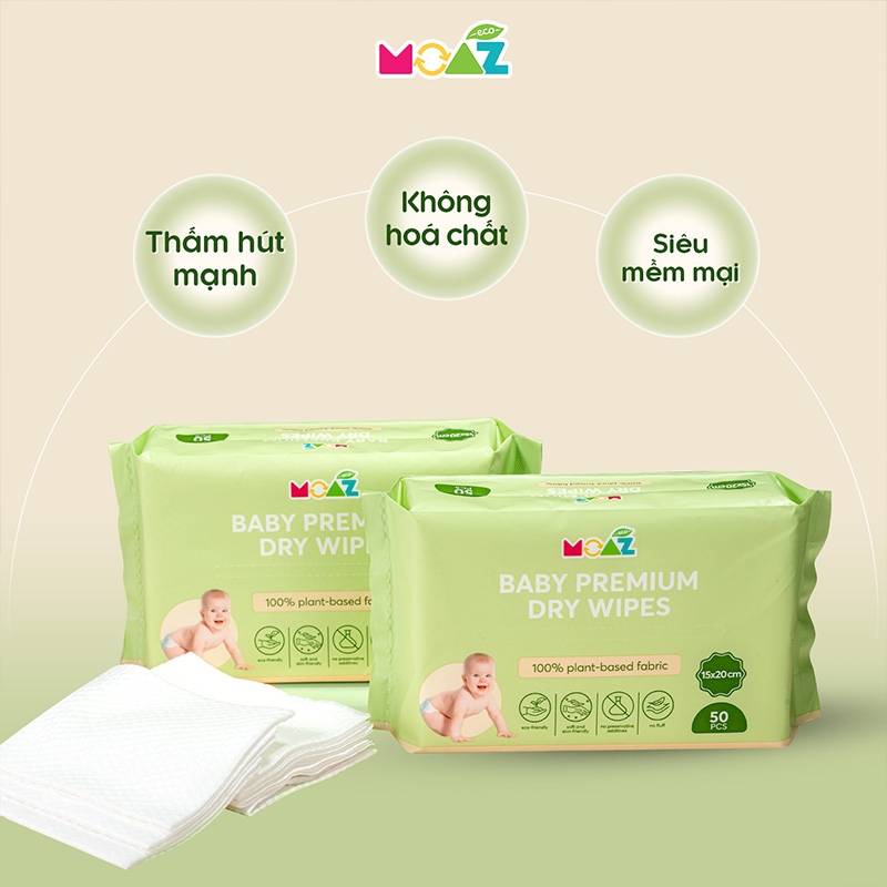 MOAZ - KHĂN KHÔ CAO CẤP CHO TRẺ EM
