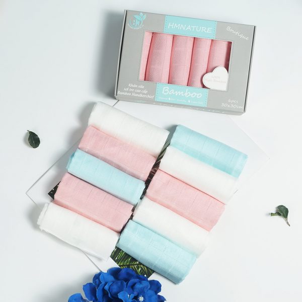 HM NATURE - KHĂN SỮA SỢI TRE CAO CẤP