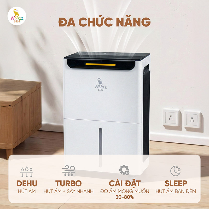 MOAZ - MÁY HÚT ẨM ĐA NĂNG MB-125