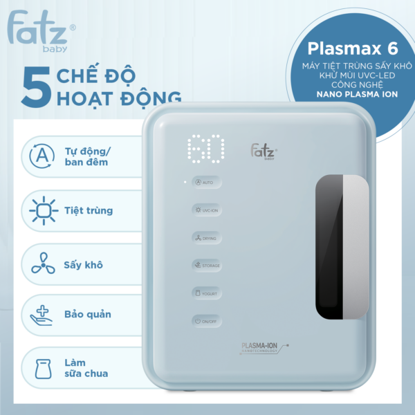 FATZ - MÁY TIỆT TRÙNG SẤY KHÔ NANO ION PLASMAX 6+FB4822FK