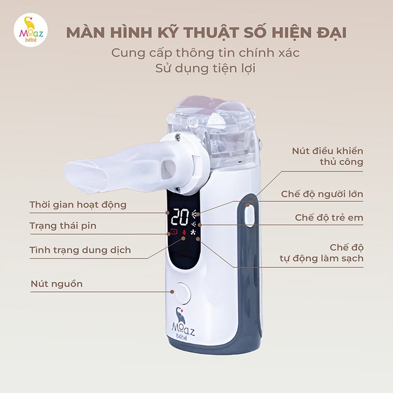 MOAZ - MÁY XÔNG KHÍ DUNG MB-121