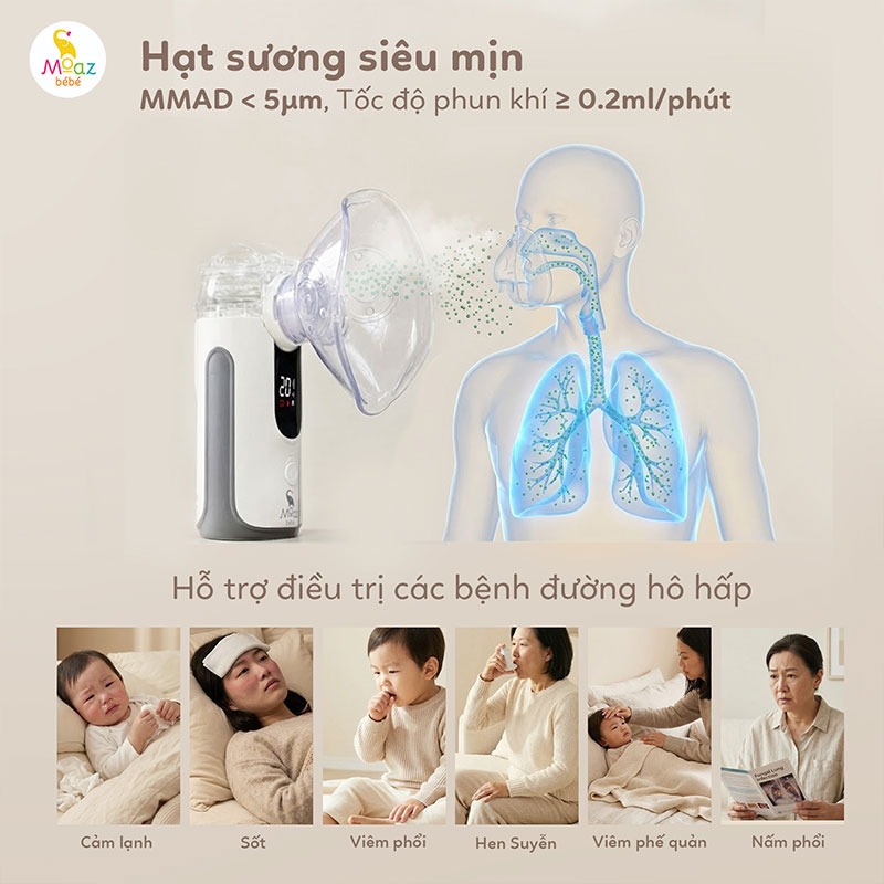 MOAZ - MÁY XÔNG KHÍ DUNG MB-121