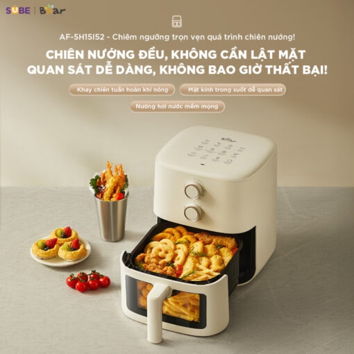 BEAR - NỒI CHIÊN KHÔNG DẦU AF-5H15I52