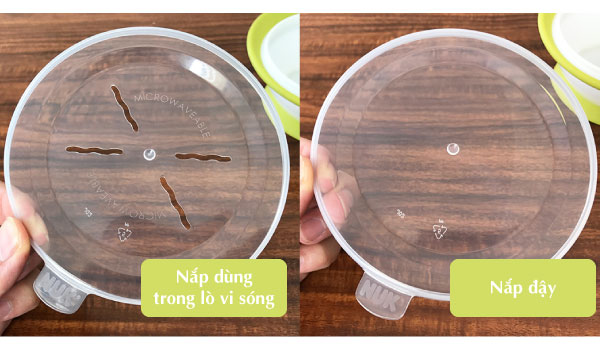 NUK - BÁT ĂN CHỐNG ĐỔ CÓ NẮP