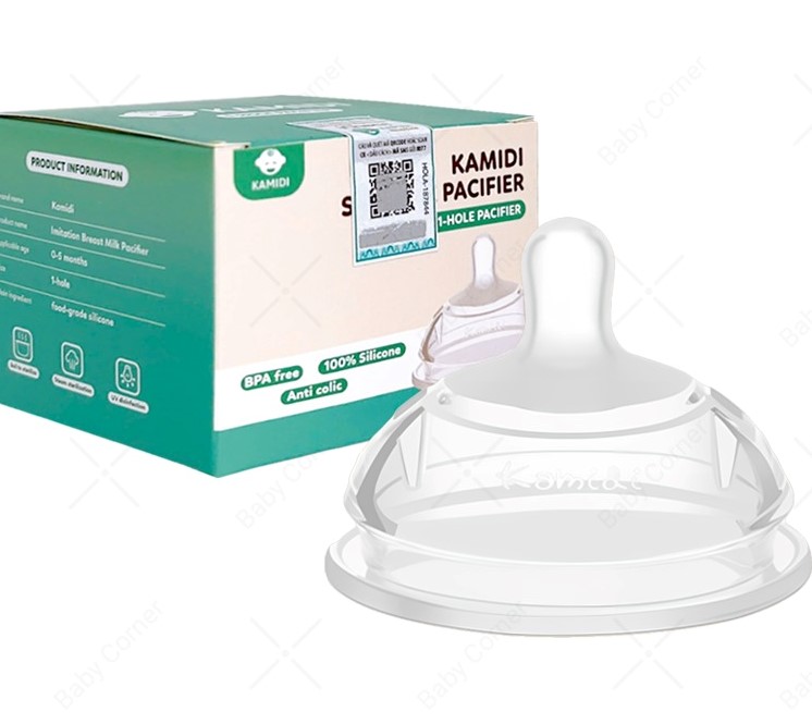 KAMIDI - NÚM TI SILICONE TRẮNG