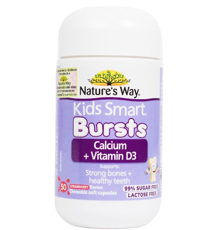 NATURE'S WAY - 6M+KIDS SMART BURSTS CALCIUM + VITAMIN D3