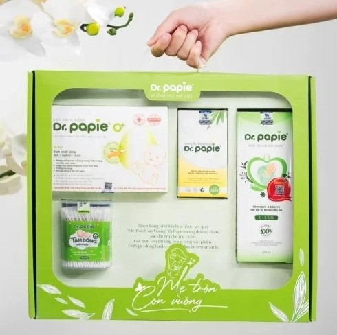 PAPIE - BỘ COMBO SẢN PHẨM MẸ TRÒN CON VUÔNG