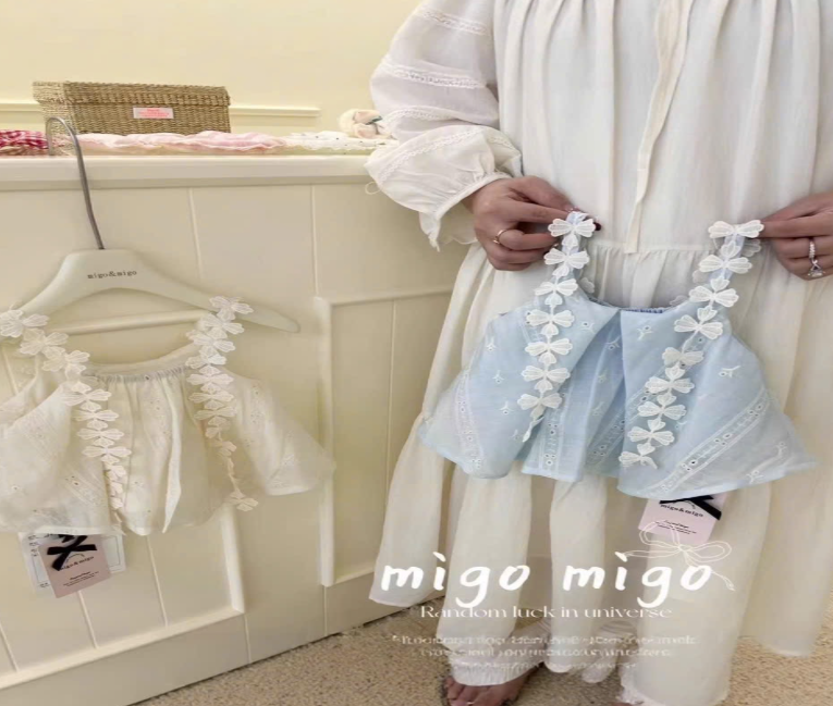 BK - Áo hai dây quai nơ (80-120)