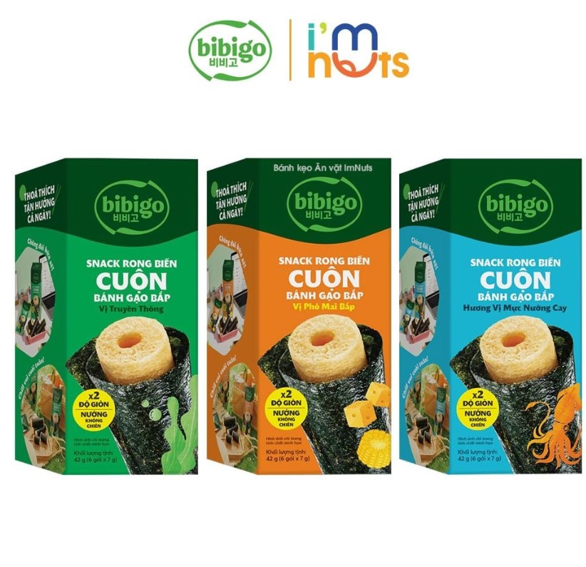 BIBIGO - 2Y+RONG BIỂN CUỘN BÁNH GẠO BẮP
