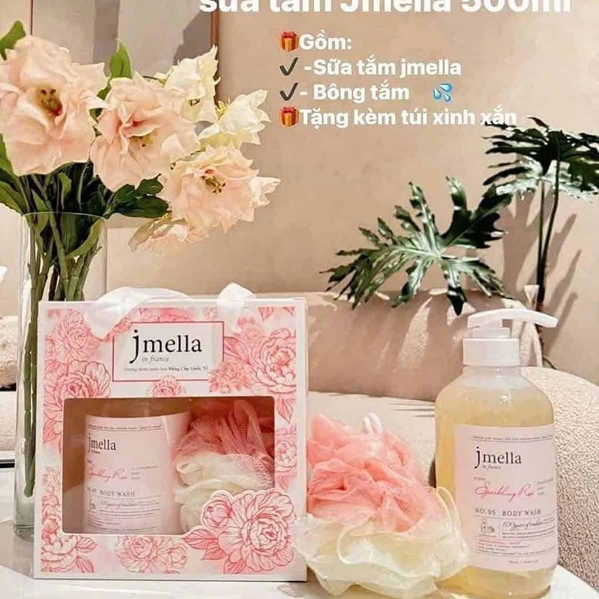JMELLA - SET QUÀ TẶNG SỮA TẮM HƯƠNG NƯỚC HOA