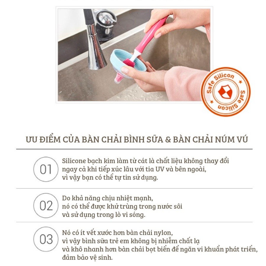 TGM - SET 2 CỌ BÌNH SILICONE