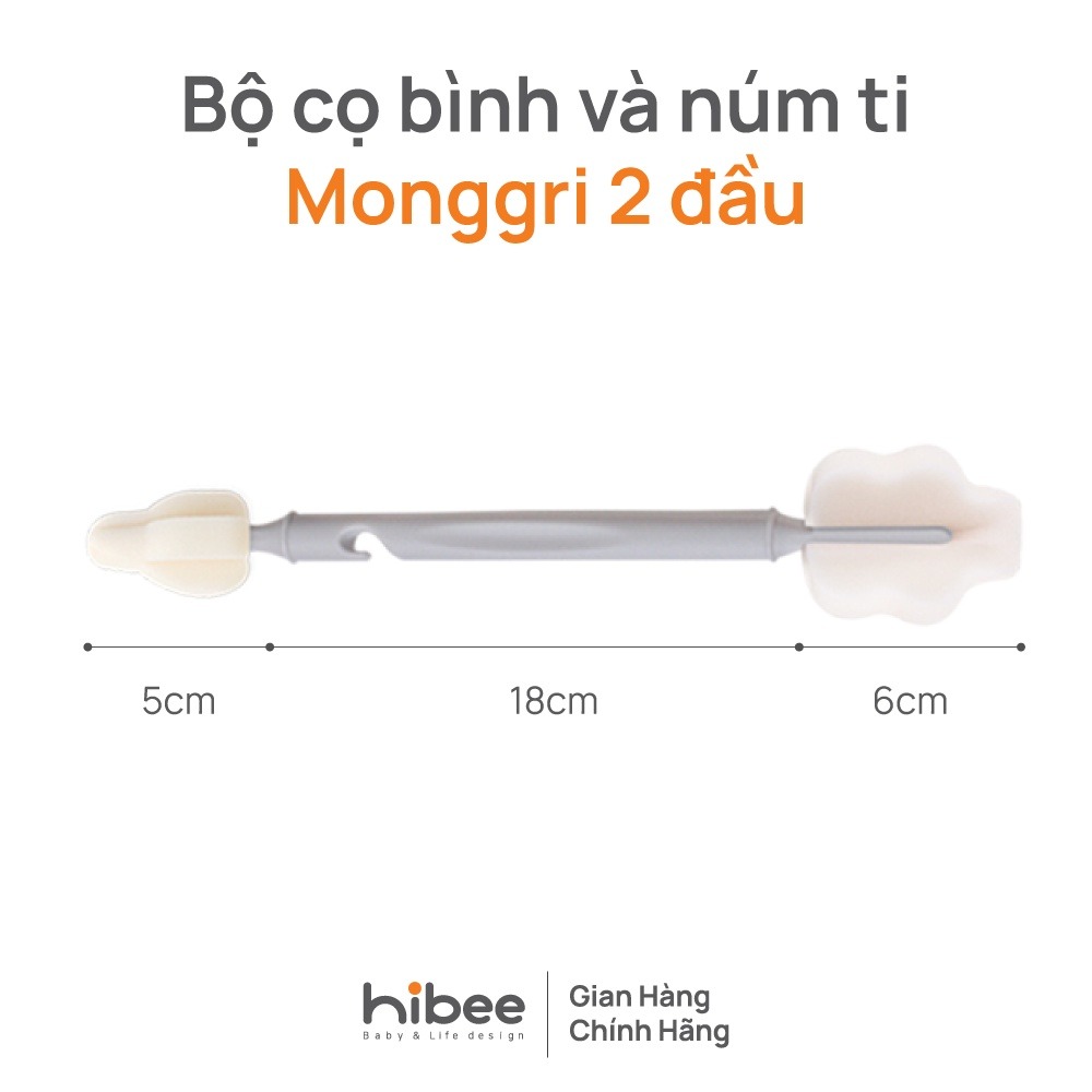 HIBEE - CỌ BÌNH BỌT BIỂN MONGRI 2 ĐẦU