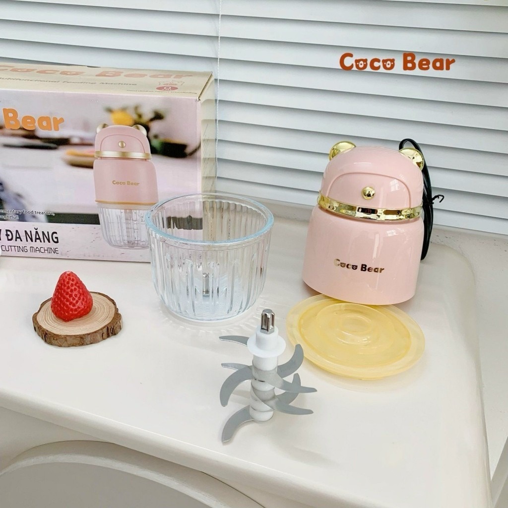 COCO BEAR - MÁY XAY GẤU 8 LƯỠI