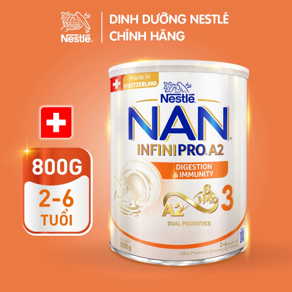 NESTLE - SỮA NAN INFINI PRO A2 THỤY SĨ 6HMO