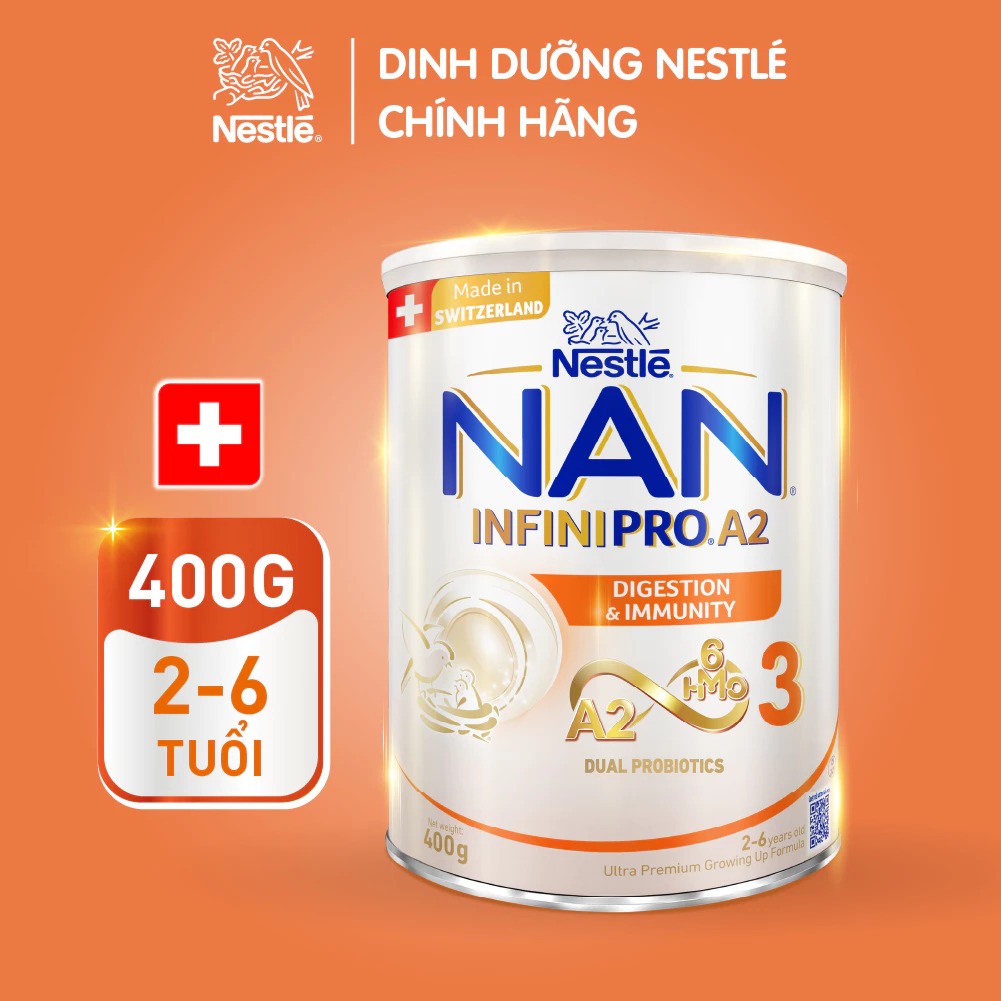 NESTLE - SỮA NAN INFINI PRO A2 THỤY SĨ 6HMO