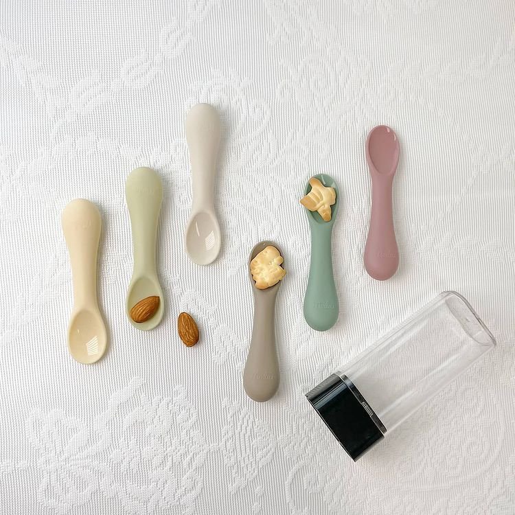 MODU'I HÀN - THÌA ĂN DẶM SILICONE BLUEMAMA
