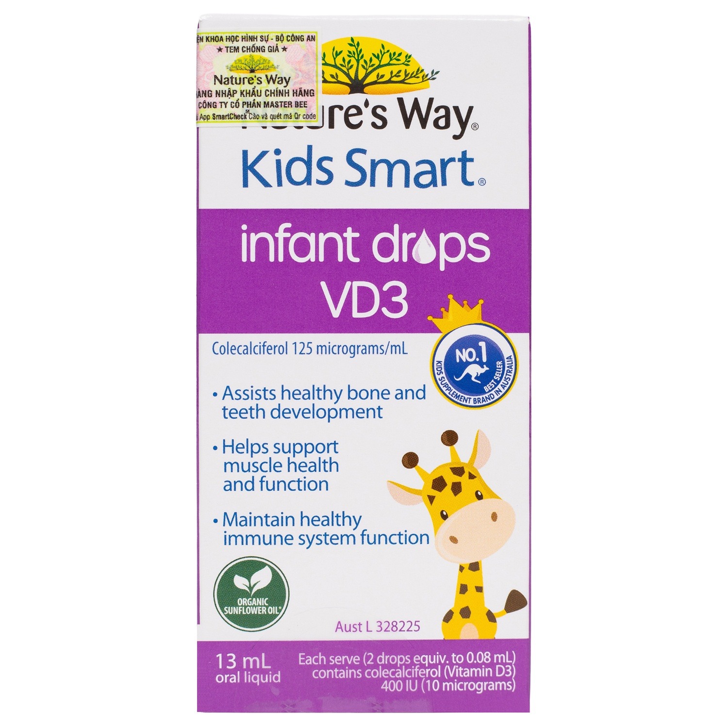 NATURE'S WAY - D3 THUẦN KIDS SMART INFANT DROPS VD3