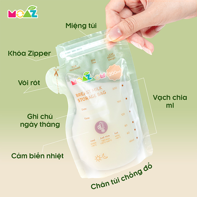 MOAZ - TÚI TRỮ SỮA
