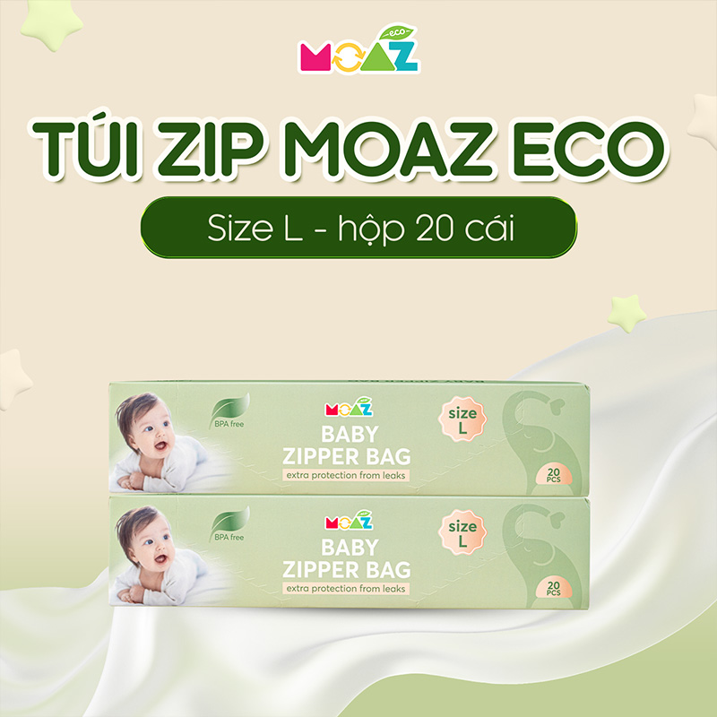 MOAZ - TÚI ZIP ĐA NĂNG 20PCS