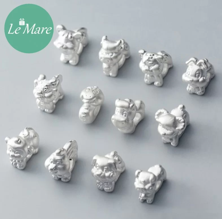LEMARE - VÒNG TAY DÂU MIX BẠC XI VÀNG