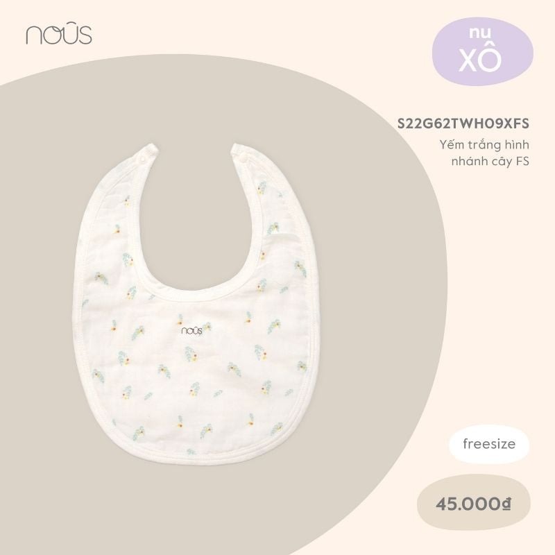 Nous Yếm trắng hình nhánh cây FS