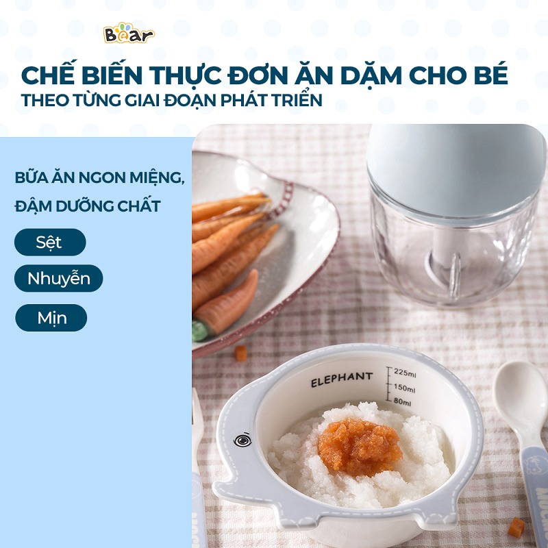 BEAR - MÁY XAY 8 LƯỠI GR-B03V8