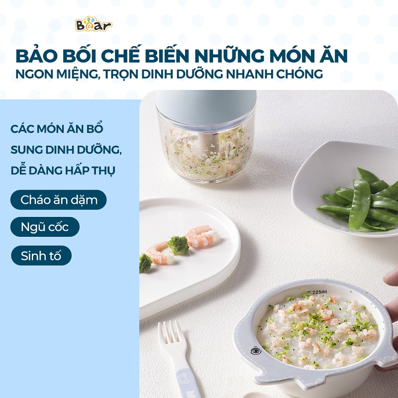 BEAR - MÁY XAY 8 LƯỠI GR-B03V8