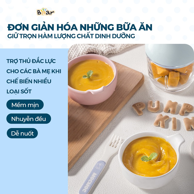 BEAR - MÁY XAY 8 LƯỠI GR-B03V8