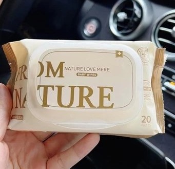 NATURE LOVE MERE - KHĂN GIẤY ƯỚT CAO CẤP