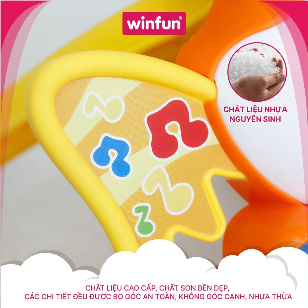 WINFUN - XE TẬP ĐI CÓ BÀN NHẠC 0878-NL